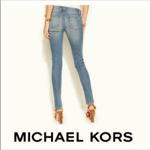 Michael Kors Ankle Zip Skinny Jeans